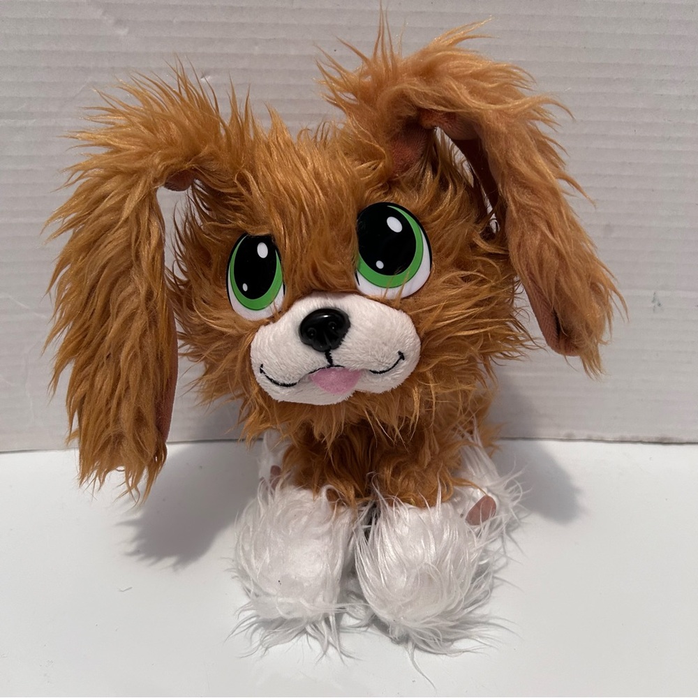 Rescue Runts Brown White Spaniel Puppy Dog Stuffed Plush Kidz Delight 8.5”